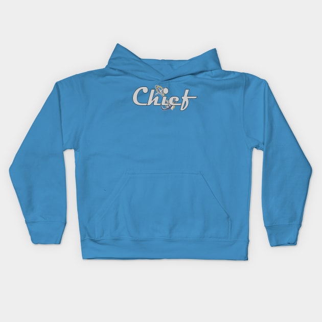 Chief Kids Hoodie by Airdale Navy